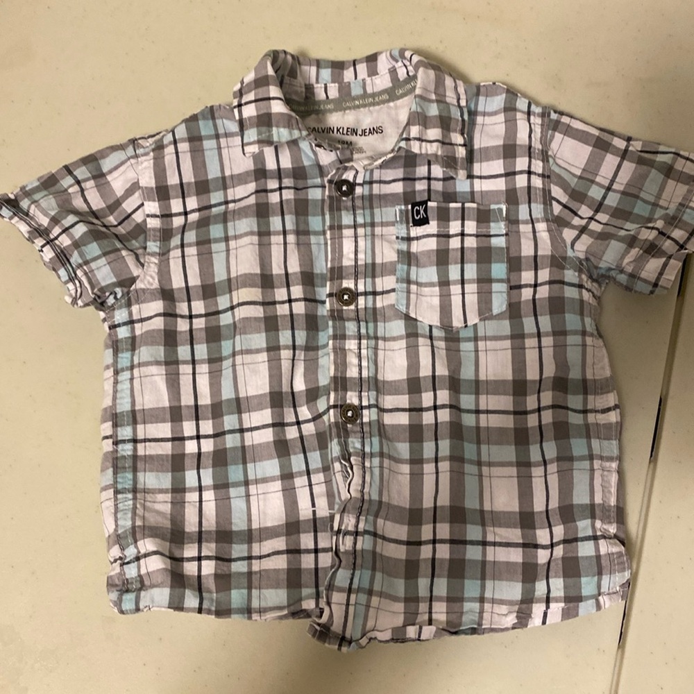 Calvin Klein button down shirt for kids